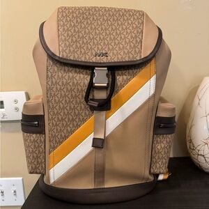 Michael Kors Rivington Stripe Backpack